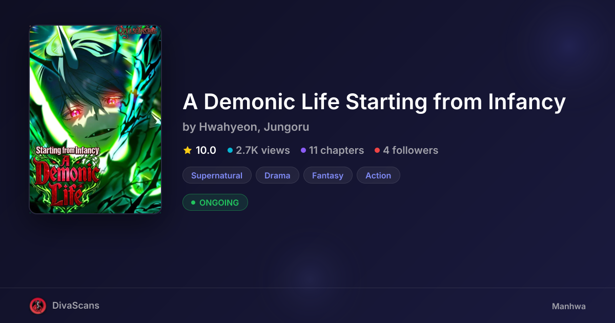 A Demonic Life Starting from Infancy by Hwahyeon, Jungoru | DivaScans