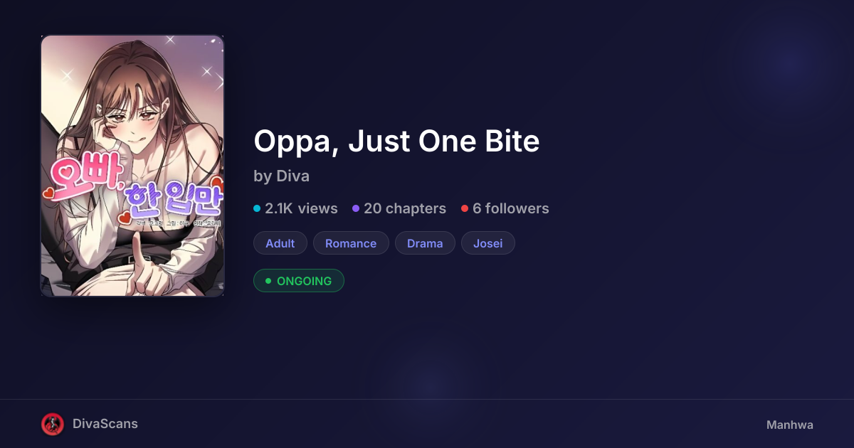 Oppa, Just One Bite | DivaScans