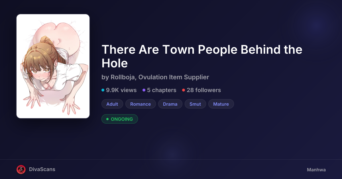 There Are Town People Behind the Hole by Rollboja, Ovulation Item ...
